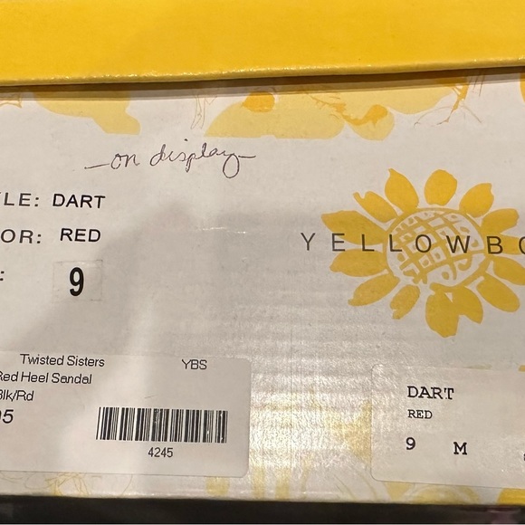 Yellow Box Heels - Picture 3 of 3